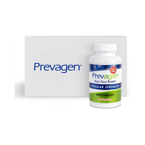Prevagen Regular Strength with Storage Box, 60 Capsules, 1-Pack | For Your Brain, 2 Month Supply, 10mg Apoaequorin, 50mcg Vitamin D3